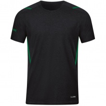 JAKO Sport-Tshirt Challenge - Polyester-Stretch-Jersey schwarz/grün Jungen